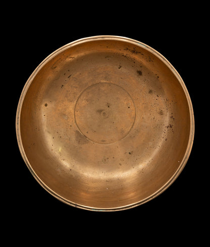 Antique Buddha Singing Bowl G3 199Hz 7" A16077