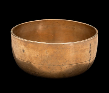 Antique Buddha Singing Bowl G3 199Hz 7" A16077