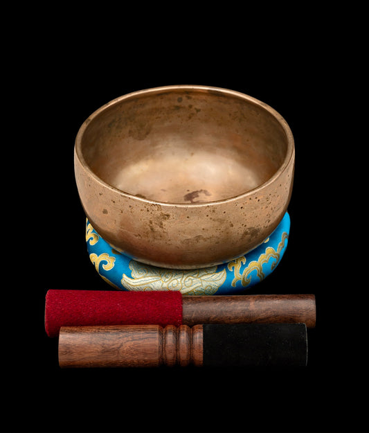 Antique Special Thick Void Thadobati Singing Bowl C#4 280Hz 6 3/4" A16141