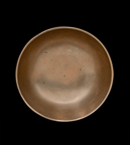 Antique Manipuri Singing Bowl A4 220Hz 6" A16285