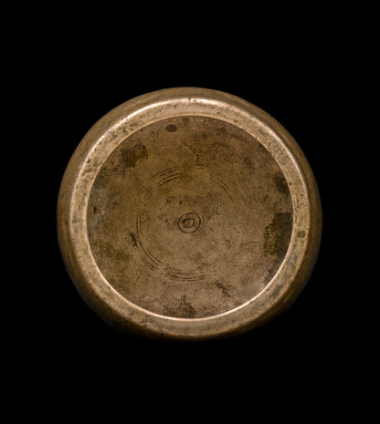 Antique Rare Mani Singing Bowl D6 1190Hz 4 1/2" A16288