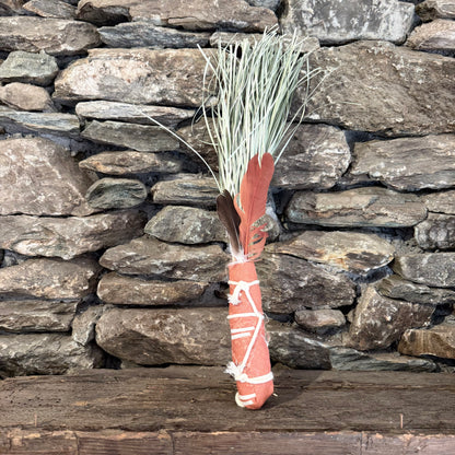 Bear Grass Chakapa 19" Orange with Cream Cord