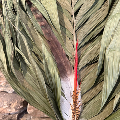 Commodore Palm Chakapa 25" Lavender & White with Purple Cord