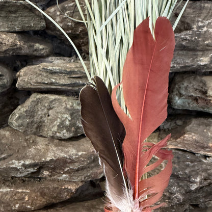 Bear Grass Chakapa 19" Orange with Cream Cord