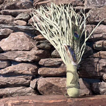 Fan Palm Chakapa 20" Green with Olive Cord Chakapa
