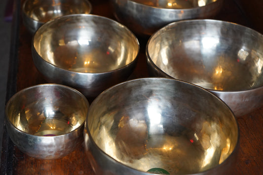 7 Chakra Singing Bowl Set, Travel Quality