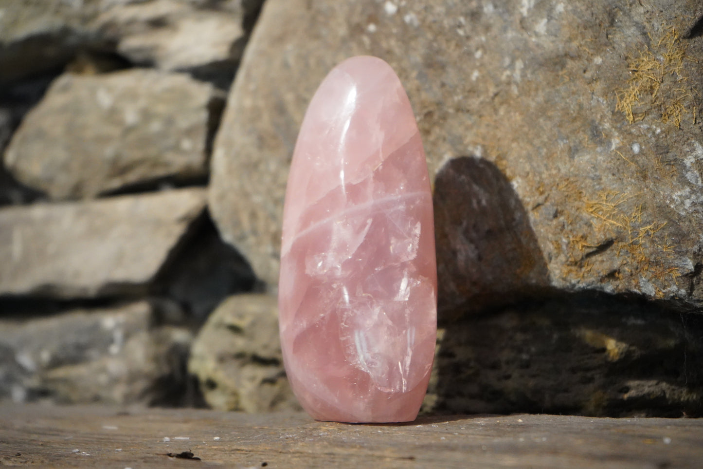 Rose Quartz Oblong Tower 1 lb .4 oz