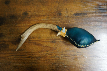 "A Winters Tragedy" Deer Antler Rattle 11"