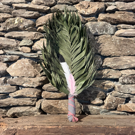 Commodore Palm Chakapa 25" Grey with Mauve Cord Chakapa