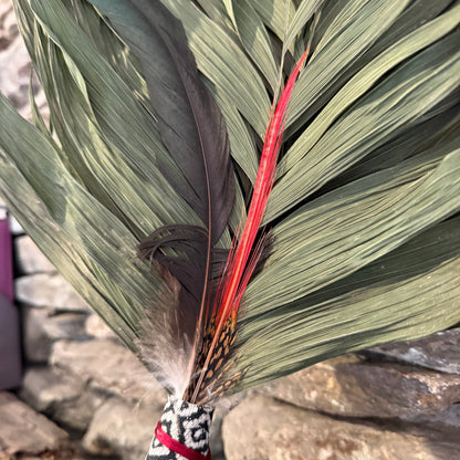 Commodore Palm Chakapa 25" Black & Grey with Red Cord