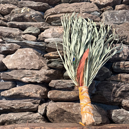 Fan Palm Chakapa 20" Tan with Mustard Cord Chakapa