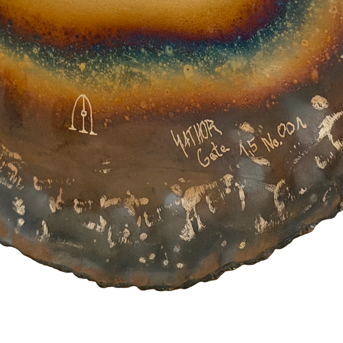 Hathor Gate Gong #001 24" x 14.5"
