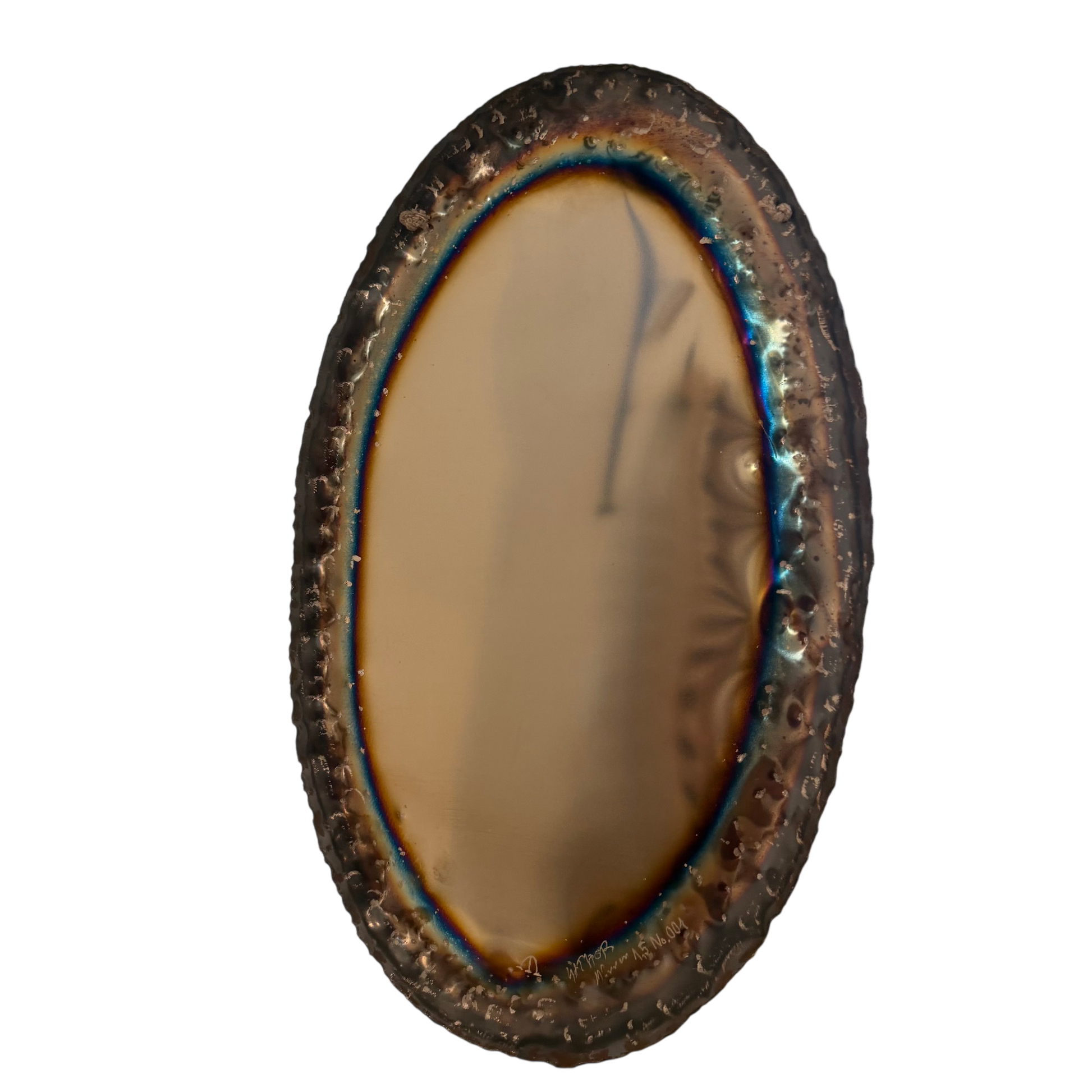 Hathor Mirror Gong #001 19" x 12"
