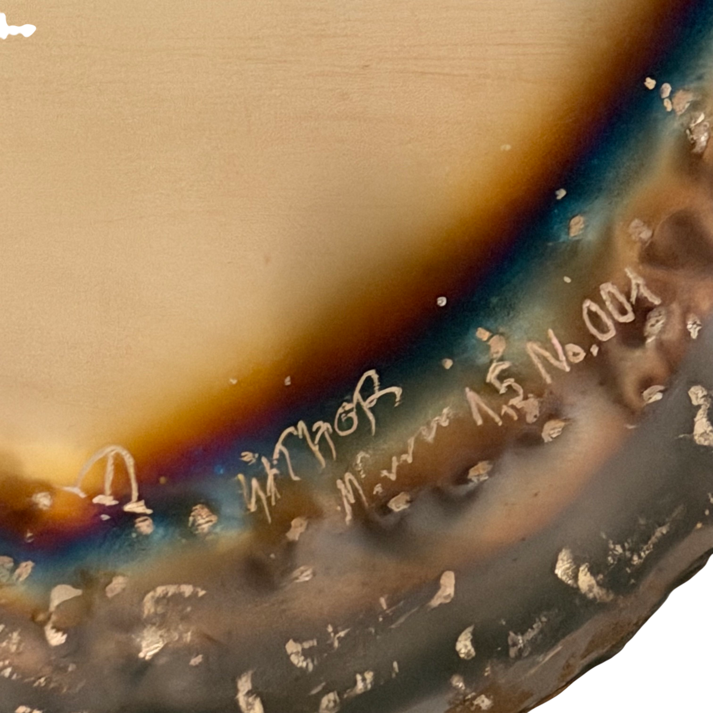 Hathor Mirror Gong #001 19" x 12"