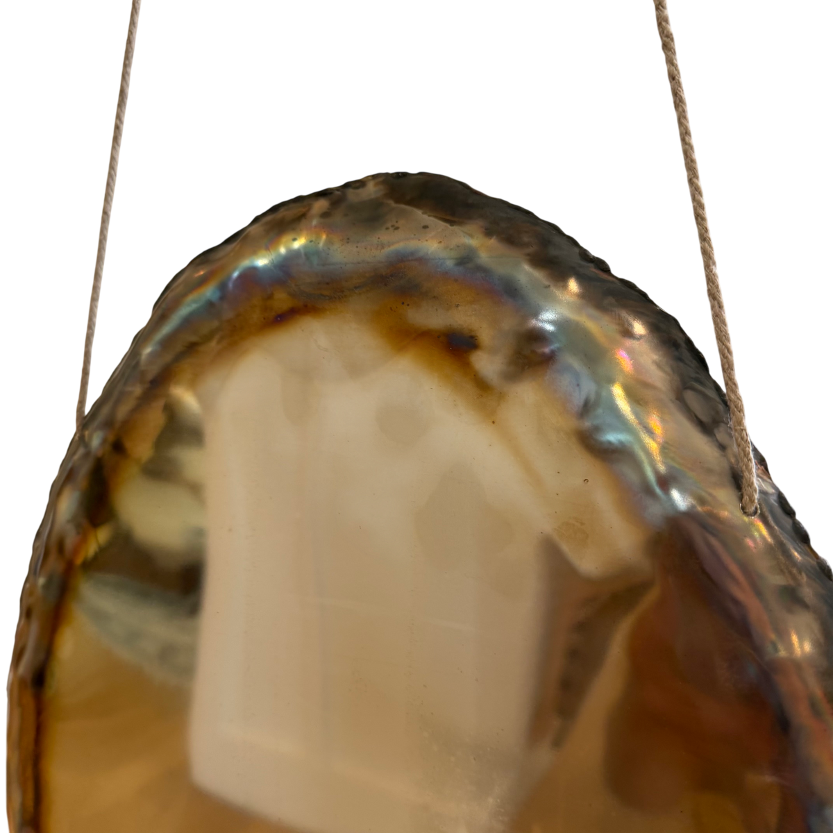 Hathor Mirror Gong #002 19" x 12"
