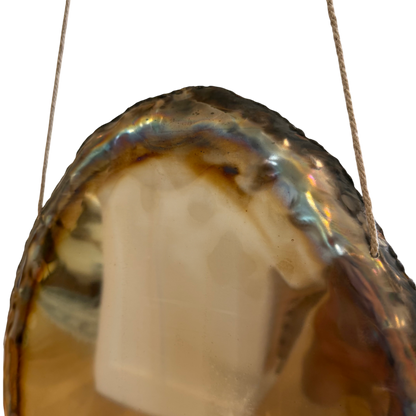 Hathor Mirror Gong #002 19" x 12"