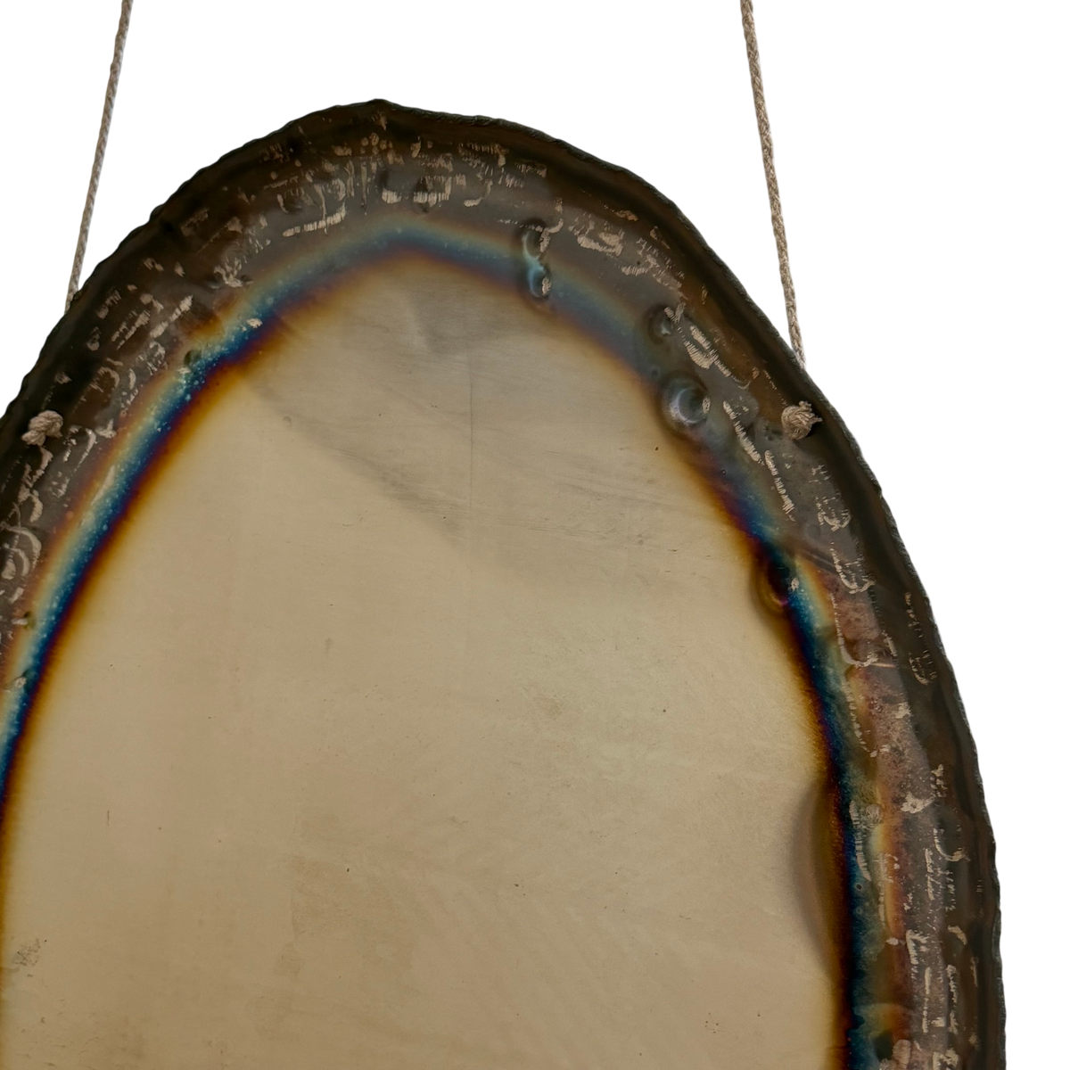 Hathor Mirror Gong #002 19" x 12"