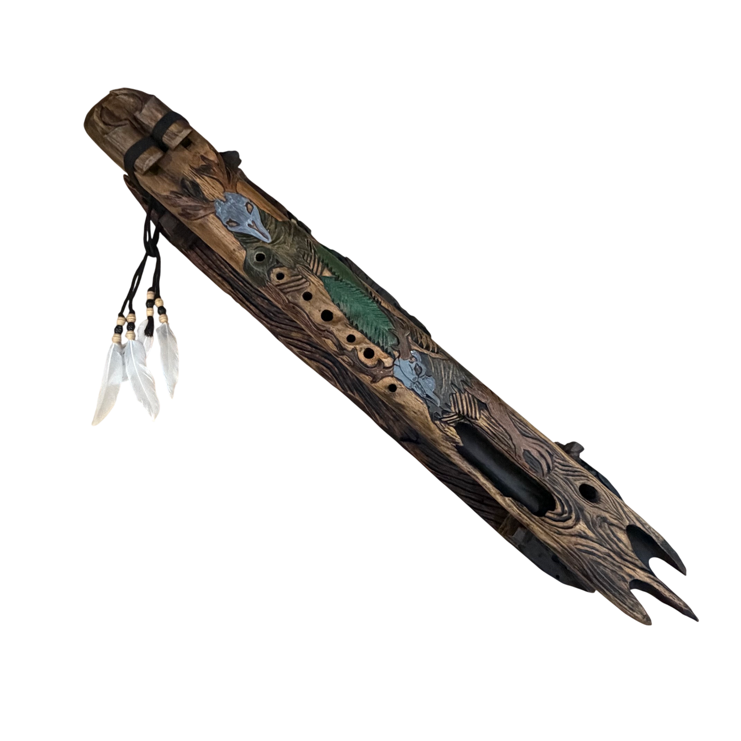 Leshy Craved Drone Flute D-F# 432Hz Octatonic Scale 31"