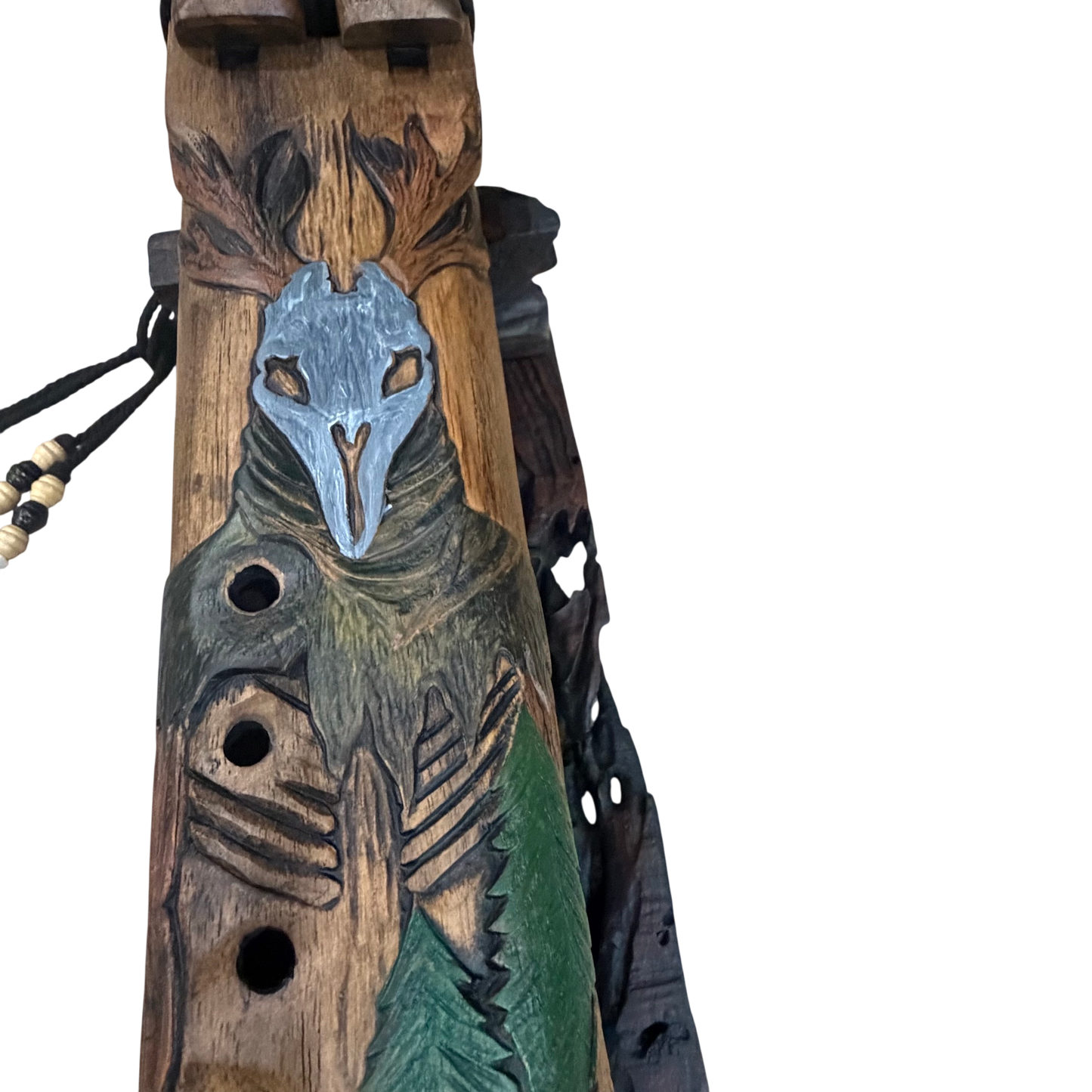 Leshy Craved Drone Flute D-F# 432Hz Octatonic Scale 31"