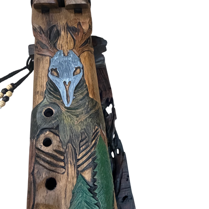 Leshy Craved Drone Flute D-F# 432Hz Octatonic Scale 31"