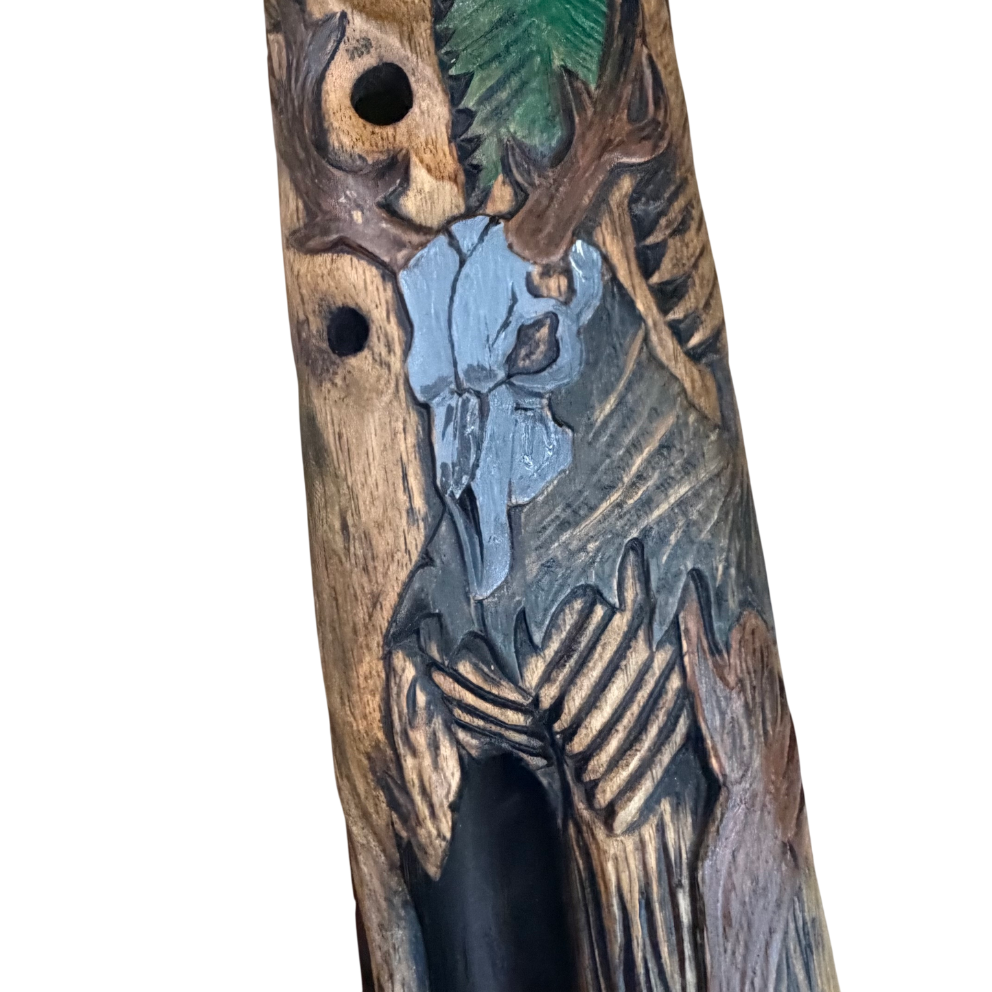 Leshy Craved Drone Flute D-F# 432Hz Octatonic Scale 31"