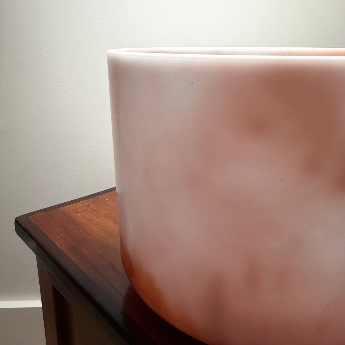 9" Cacao and Rose Petal Infused Quartz - 4F+19 Cents 353 Hz First Edition #2793