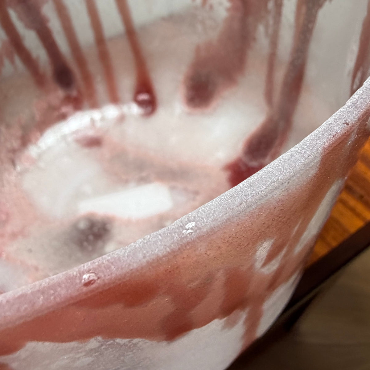 10" Dragons Blood Infused Quartz - 3A +22 Cents 222 Hz #430