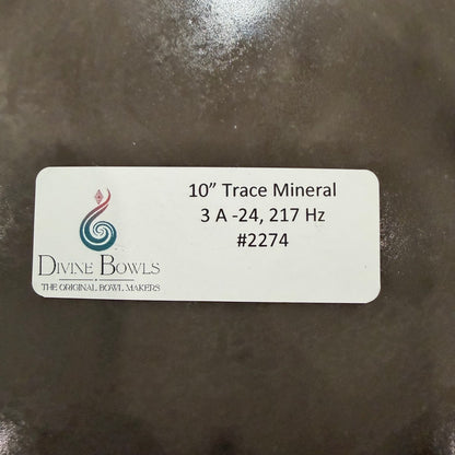 10" Trace Minerals Infused Quartz - 3A -24 Cents 217 Hz #2274