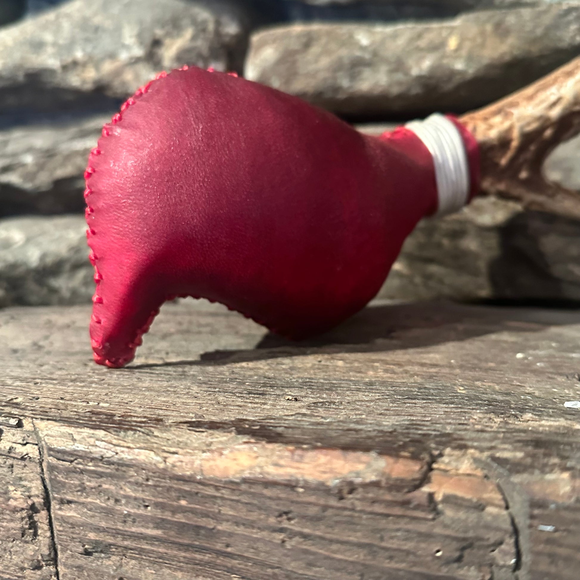 "With the Valkyrie" Antler Rattle 15"