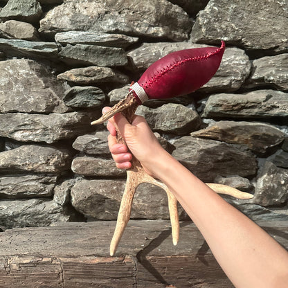 "With the Valkyrie" Antler Rattle 15"