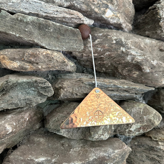 Earth Year Polished Bronze Trigon by Martin Bläse