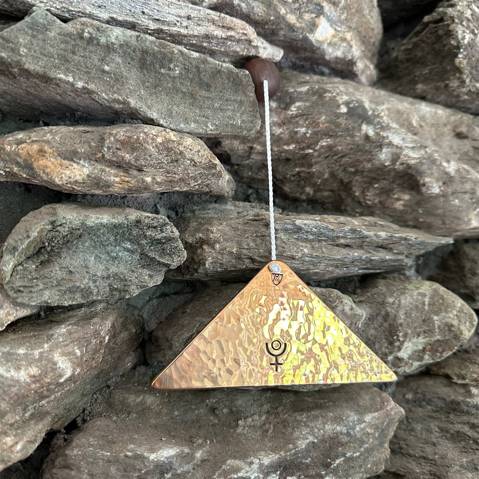 Pluto Trigon by Martin Bläse Polished Bronze