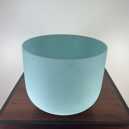 Amazonite Alchemy Crystal Singing Bowl 8" F#