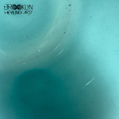 Amazonite Alchemy Crystal Singing Bowl 8" F#