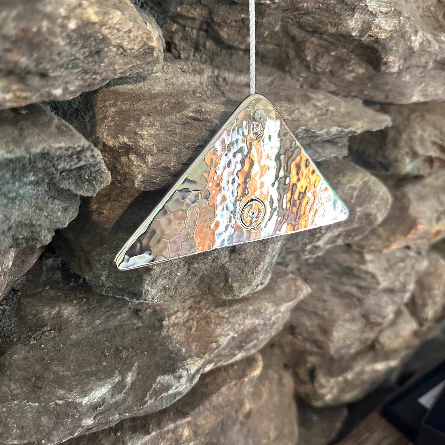 Sun Trigon by Martin Bläse in Nickel Silver