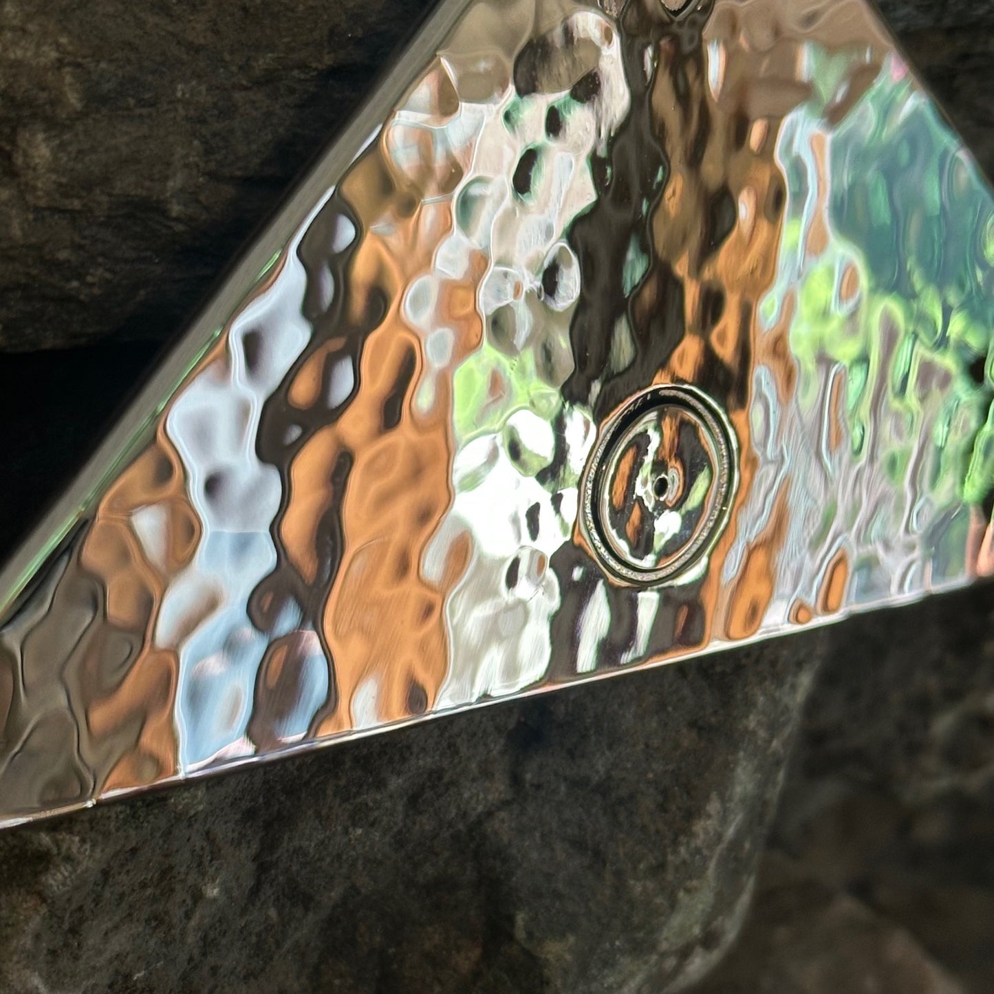 Sun Trigon by Martin Bläse in Nickel Silver