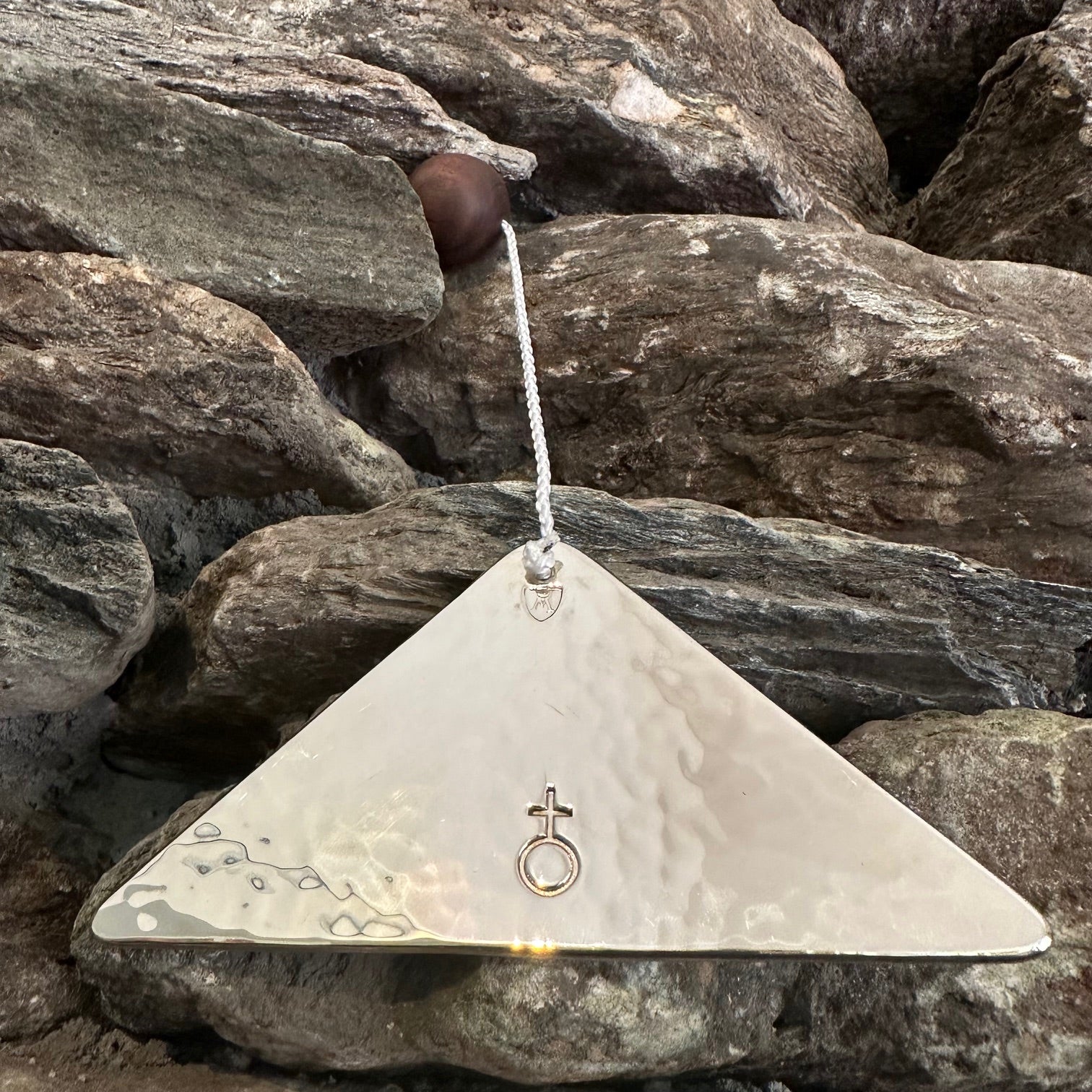 Earth Year Nickel Silver Trigon by Martin Bläse