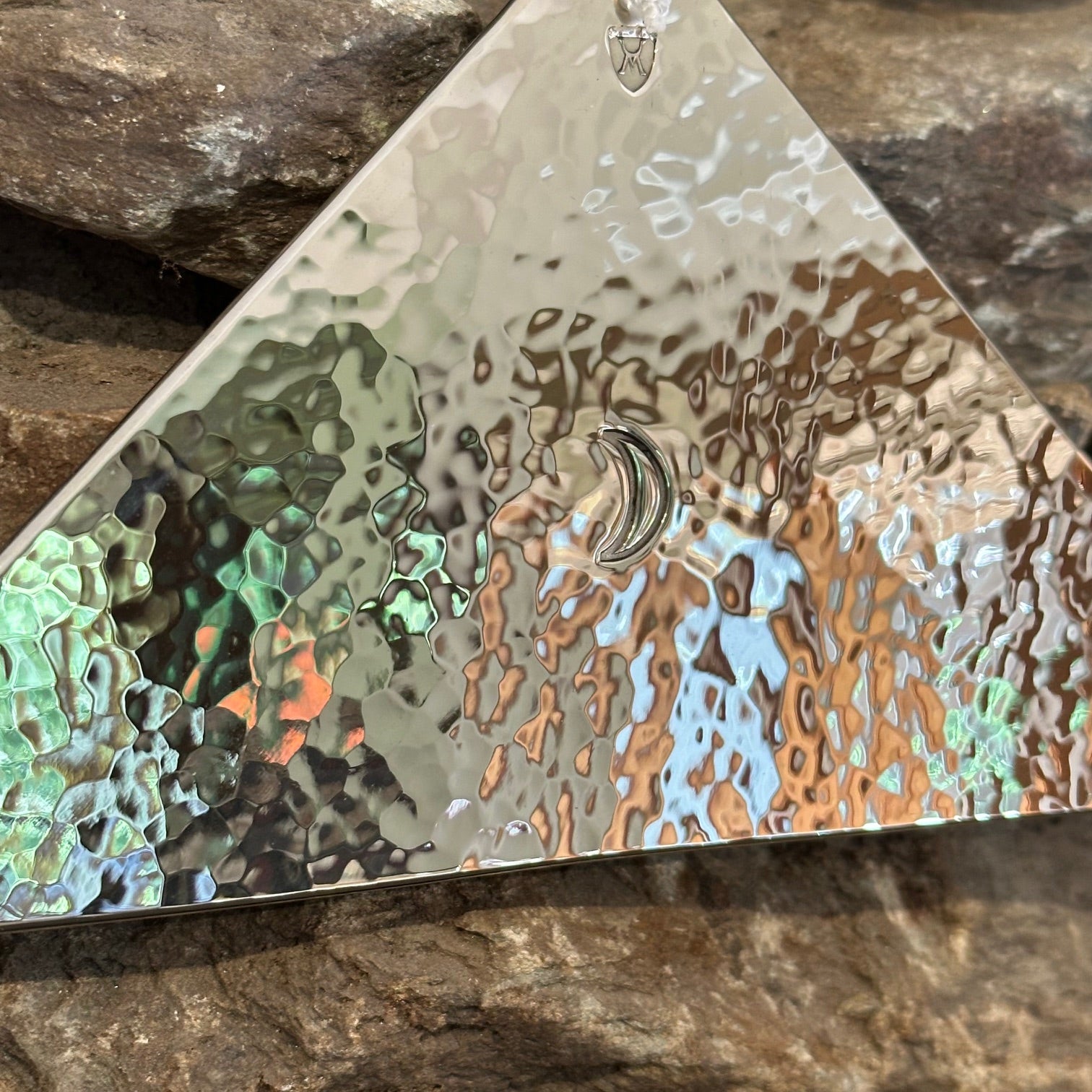Moon Extra Large Trigon by Martin Bläse Nickel Silver