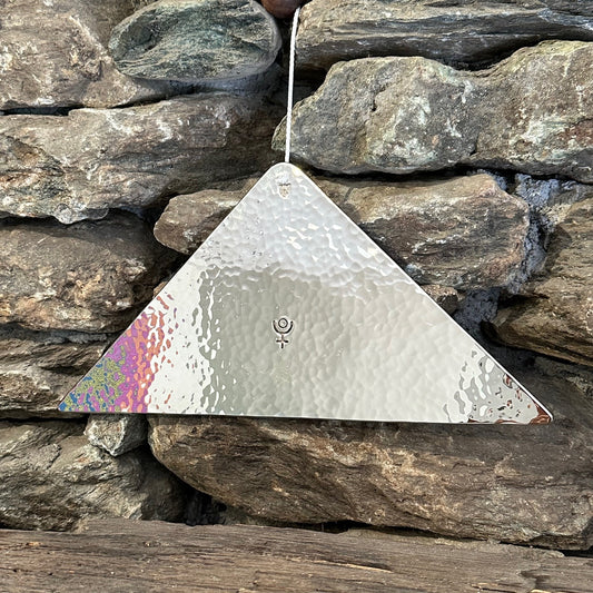 Pluto Extra Large Trigon by Martin Bläse in Nickel Silver
