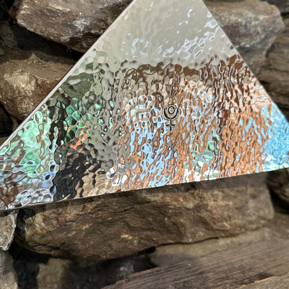 Pluto Extra Large Trigon by Martin Bläse in Nickel Silver