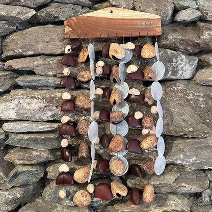 Mixed Seed Rattle with Pangi, Kenari, Bendo, and Flat Shells
