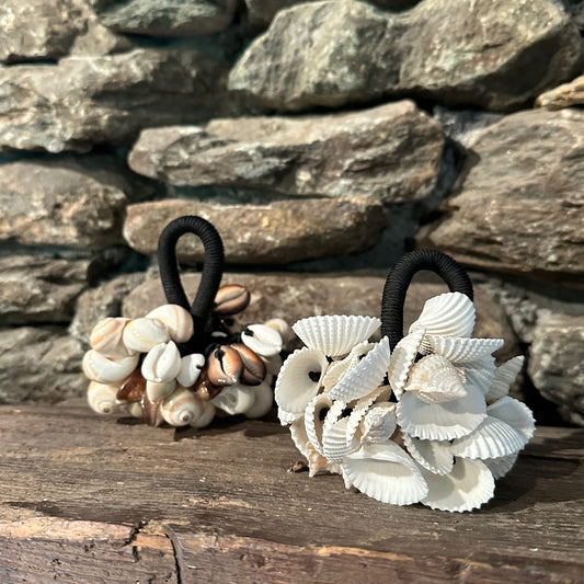 Set of (2) Sea Shell Rattles