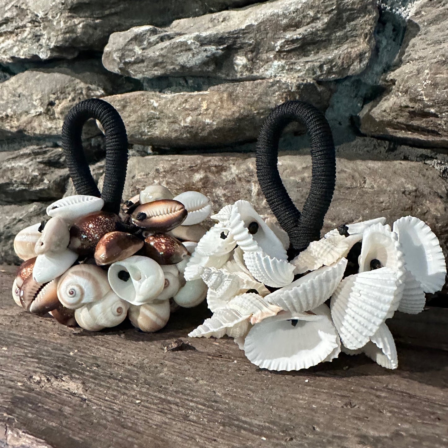 Set of (2) Sea Shell Rattles