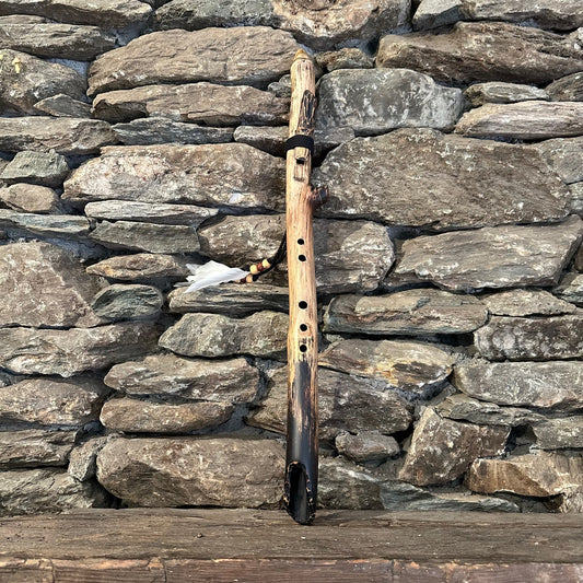 G-Minor Pentatonic Forest Flute Teak Branch 432Hz 24"