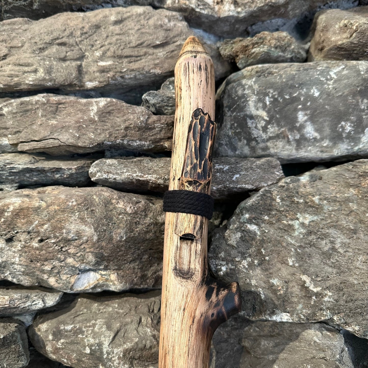 G-Minor Pentatonic Forest Flute Teak Branch 432Hz 24"