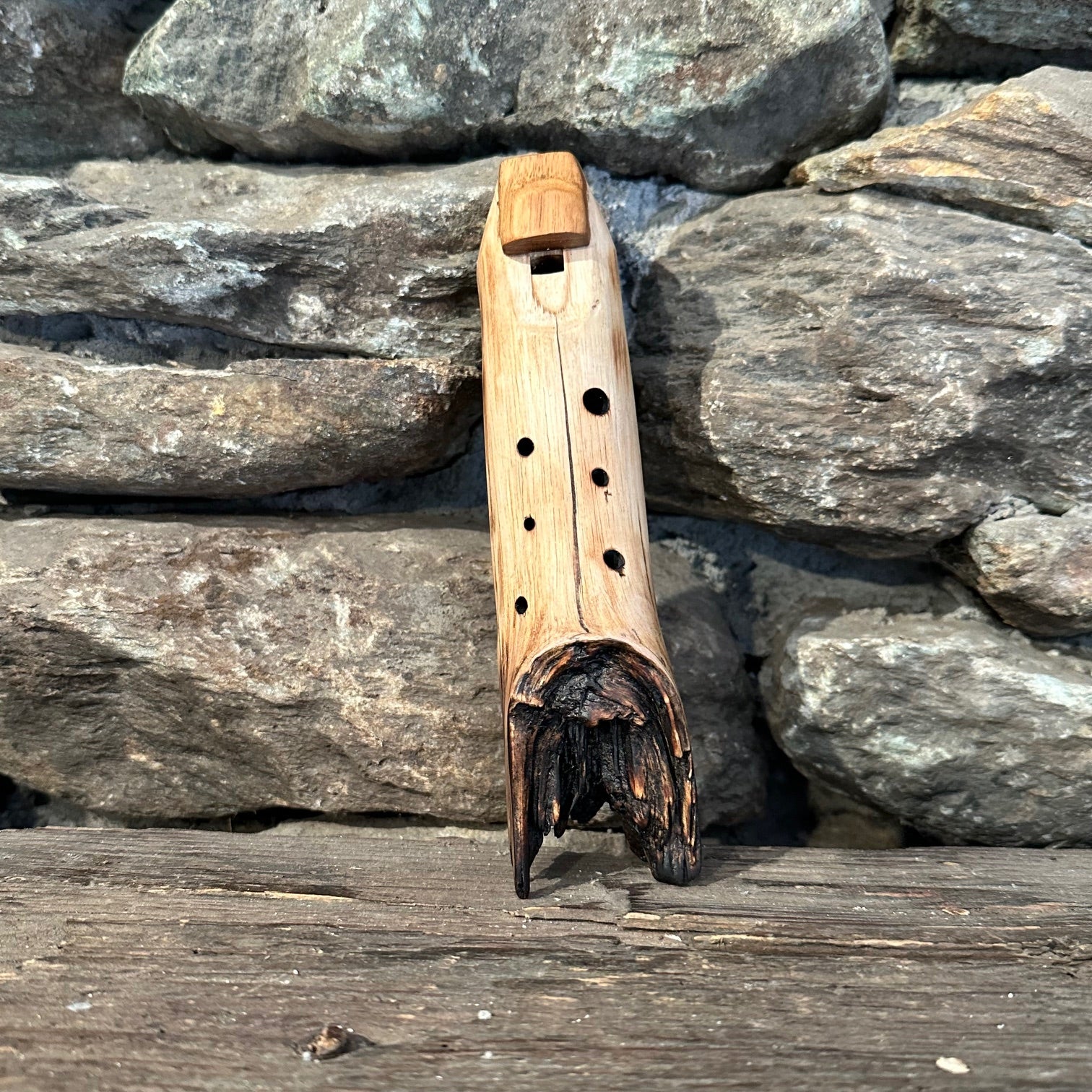 G-Aeolian 432Hz Teak Root Ocarina 8"