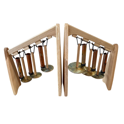 Jochen Fassbender Bronze 6 Note Swinging Chimes with Resonators
