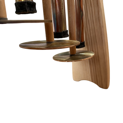 Jochen Fassbender Bronze 6 Note Swinging Chimes with Resonators