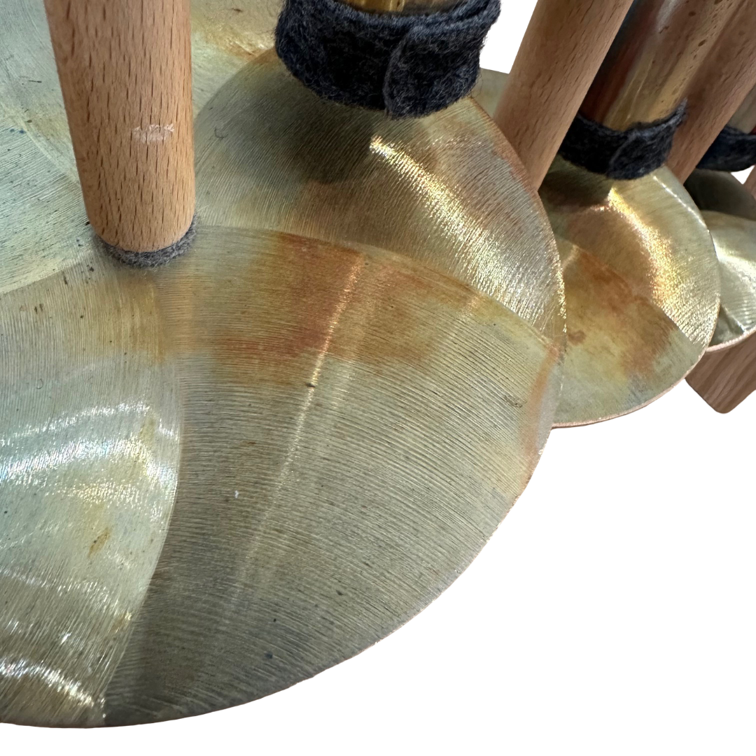 Jochen Fassbender Bronze 6 Note Swinging Chimes with Resonators