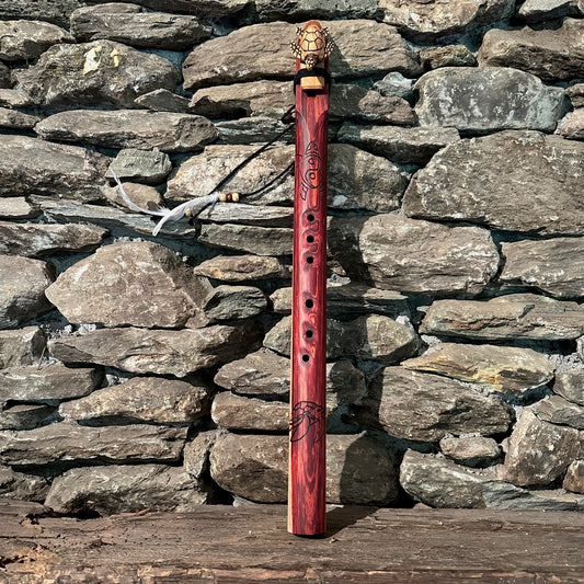 Sea Turtle Borneo Redwood 25" D-Minor Pentatonic 432Hz
